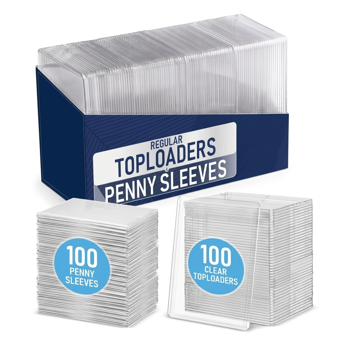 100 Toploaders and 100 Penny Sleeves (35Pt)